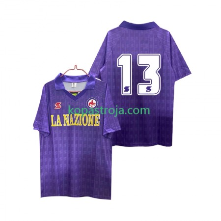 Billiga Fotbollströjor ACF Fiorentina 13 1989 Retro Hemma tröja 1990 Kortärmad
